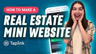 How to Make a Real Estate Website with Taplink in 2022 in 15 minutes [upl. by Niattirb]