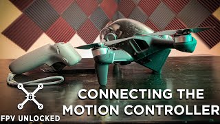 How to connect motion controller to DJI FPV drone  StepbyStep [upl. by Perkin]