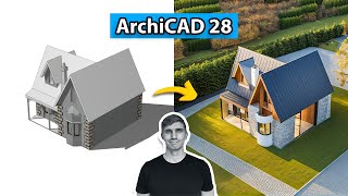 ArchiCAD 28 NEW Tools amp Features Tech Preview Ai Visualiser New Render System Key Notes amp More [upl. by Enier]