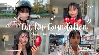 TirTir Cushion Foundation On Brown Skin  Wear Test for 7 Hrs  34N Pecan [upl. by Nylednarb251]