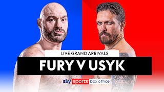 TYSON FURY VS OLEKSANDR USYK  Live Grand Arrivals 🥊 [upl. by Ainessey]