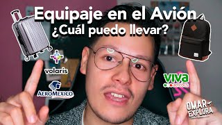 ¿Qué maletas puedo llevar en el avión Actualización 2021  2022  Volaris Aeroméxico y Viva [upl. by Cedric896]