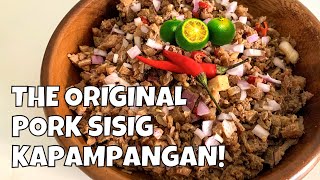 THE BEST PORK SISIG KAPAMPANGAN RECIPE [upl. by True]