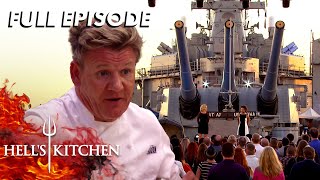 Hells Kitchen Season 15  Ep 16  Epic Finale Kitchen Showdown On USS Iowa  Full Episode [upl. by Gerick524]