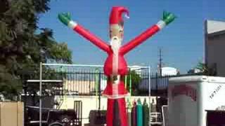 Partydancer santa skydancer dancing inflatable [upl. by Eerak231]