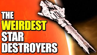 The WEIRDEST Star Destroyers in Thrawns Revenge [upl. by Ttehr800]