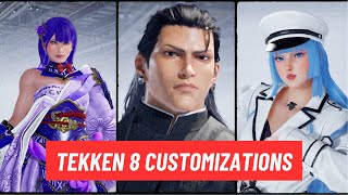 My BEST TEKKEN 8 Inspired Customizations [upl. by Suidaht]