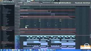 FL Studio 10  OrganSynth Chord Trap Beat Kid Urban HD [upl. by Aimet]