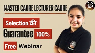 Master Cadre Lecturer Cadre Coaching  Free Webinar  Online Batch  Bansal Academy [upl. by Uriia]