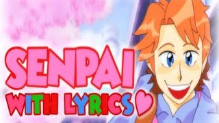 FNF Senpai Anime Opening with lyrics Walkthrough [upl. by Dominus]