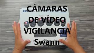 Desempaquetado de las CAMARAS SWANN seguridad [upl. by Ardnekal828]