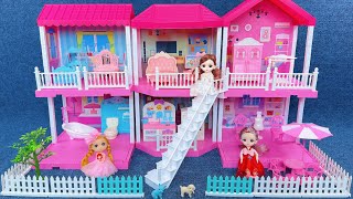 15 Minutes Satisfying with Unboxing Dream Princess Villa Playset，Camping Tent Toys Review  ASMR [upl. by Gottwald]