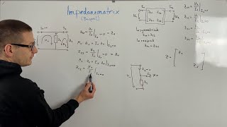 Impedanzmatrix Beispiel  Elektrotechnik [upl. by Ellennej]