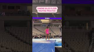 Does Simone Biles have the best floor routine ever simonebiles gymnast usagymnastics [upl. by Virgina]