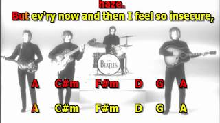 Help the Beatles best karaoke instrumental lyrics chords 2 Version [upl. by Bowles893]