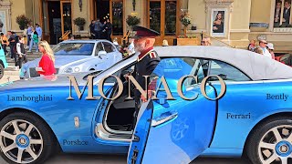 Beautiful and luxurious cars in Monaco Côte dAzur Supercars Jet Set Nice Lifestyle 4K 60fps [upl. by Semreh562]