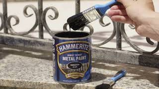 Painting Metal Nothing Beats Hammerite [upl. by Oisacin]