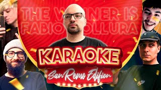 KARAOKE SANREMO EDITION TUTTE LE CANZONI w Blur Marza Gianko e Manuuxo [upl. by Haduhey249]