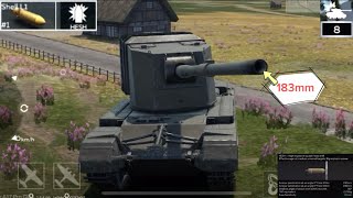 “Rank does not matter” FV4005 experience  War Thunder Mobile [upl. by Nyltak41]