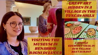 MEDIEVAL AND RENAISSANCE LIFE IN A VILLAGE IN TUSCANY  BENABBIO MUSEUM THEN A GREAT VILLAGE LUNCH [upl. by Enyrhtak23]