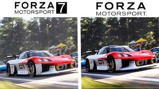 Forza Motorsport 8 vs Forza Motorsport 7  Graphics amp Sound Comparison Gameplay 4K [upl. by Onirotciv]