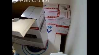 Hikvision NVR DS 7608NIE2 8P Unpacking [upl. by Eicul]