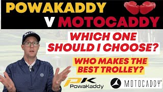 The Ultimate Electric Trolley Showdown Powakaddy VS Motocaddy [upl. by Nalyac]