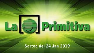 La Primitiva premio gordo del 24 de enero del 2019 [upl. by Llenral]