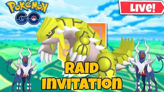 Groudon amp Mega Houndoom Raid Invitation in PokemonGo [upl. by Eveivaneg]