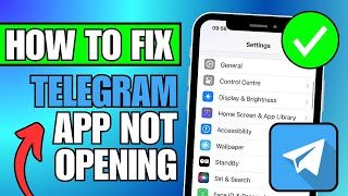 FIX Telegram App Not OpeningNot Working on iPhone [upl. by Beyer128]