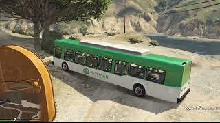 GTA 5 Bus Drive Simulator Andoride Game [upl. by Ahsropal]