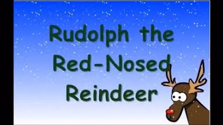 Rudolph the Red Nosed Reindeer With lyrics [upl. by Sumedocin]