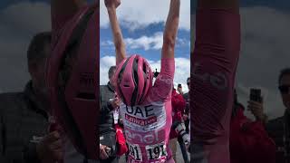 Making history 📖 Tadej Pogačar is the winner of the 15th stage of the Giro d’Italia 2024 🥇🩷 [upl. by Ferreby]