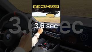 2025 BMW M5 0100 kmh Test [upl. by Irrek]