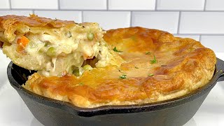 HOW TO MAKE CHICKEN POT PIE WITH PASTRY PUFF [upl. by Akerahs]