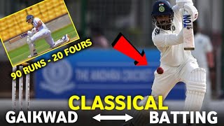 Ruturaj Gaikwad Classical Batting in Ranji Trophy 2024  Full Video [upl. by Jerman]