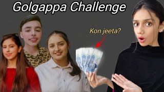 Golgappa challenge with cousins  Challenge kon jeeta  Zahra Nadeem [upl. by Sephira]