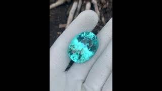 Tourmaline Paraiba 85 ct 100 natural 1100000 certificate GIA Delivery to anywhere in the world [upl. by Aleris]