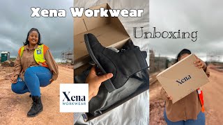 Let’s Unbox 😍  Xena Workwear Safety Shoes  Shipping Size guide quality amp More [upl. by Annehsat]