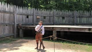 Matchlock firing Jamestown 052019 [upl. by Zwick556]