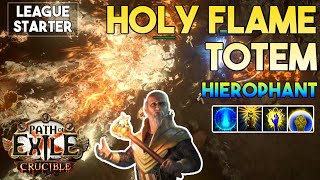 323 Holy Flame Totem Build League Starter  Hierophant  Affliction  Path of Exile 323 [upl. by Brandi27]