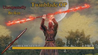 Attempting to Break the Twinblade  Early Game Weapon [upl. by Harley]