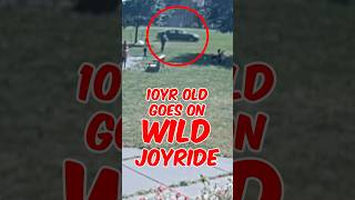 10yr Old with 30 Priors Takes Car on Joyride Around Playground [upl. by Norag]