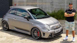 full option Abarth 695 Biposto dog ring gearbox carbon exhaust  The Supercar Diaries [upl. by Asaeret820]