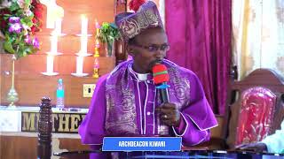 ARCHDEACON KIMANI POWERFULL WORDS TO ARCHBISHOP SAMSON MUTHURI [upl. by Pacifica517]