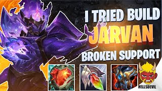 WILD RIFT  I Tried Broken Supports Jarvan Build  Challenger Jarvan Gameplay  Guide amp Build [upl. by Heringer]