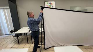 🔥150 inch Projector Screen with Stand Unboxing and Review ✅ productreview unboxing [upl. by Deuno]