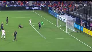 FC Cincinnati vs Philadelphia union Lucho assist Credit MLS [upl. by Ymaj]