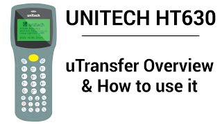 Unitech HT630  uTransfer Overview amp How to Use it [upl. by Maximo]