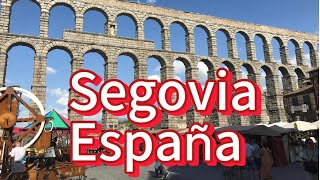 Segovia España el acueducto romano la catedral y más 🇨🇺🇫🇷 [upl. by Attecnoc]